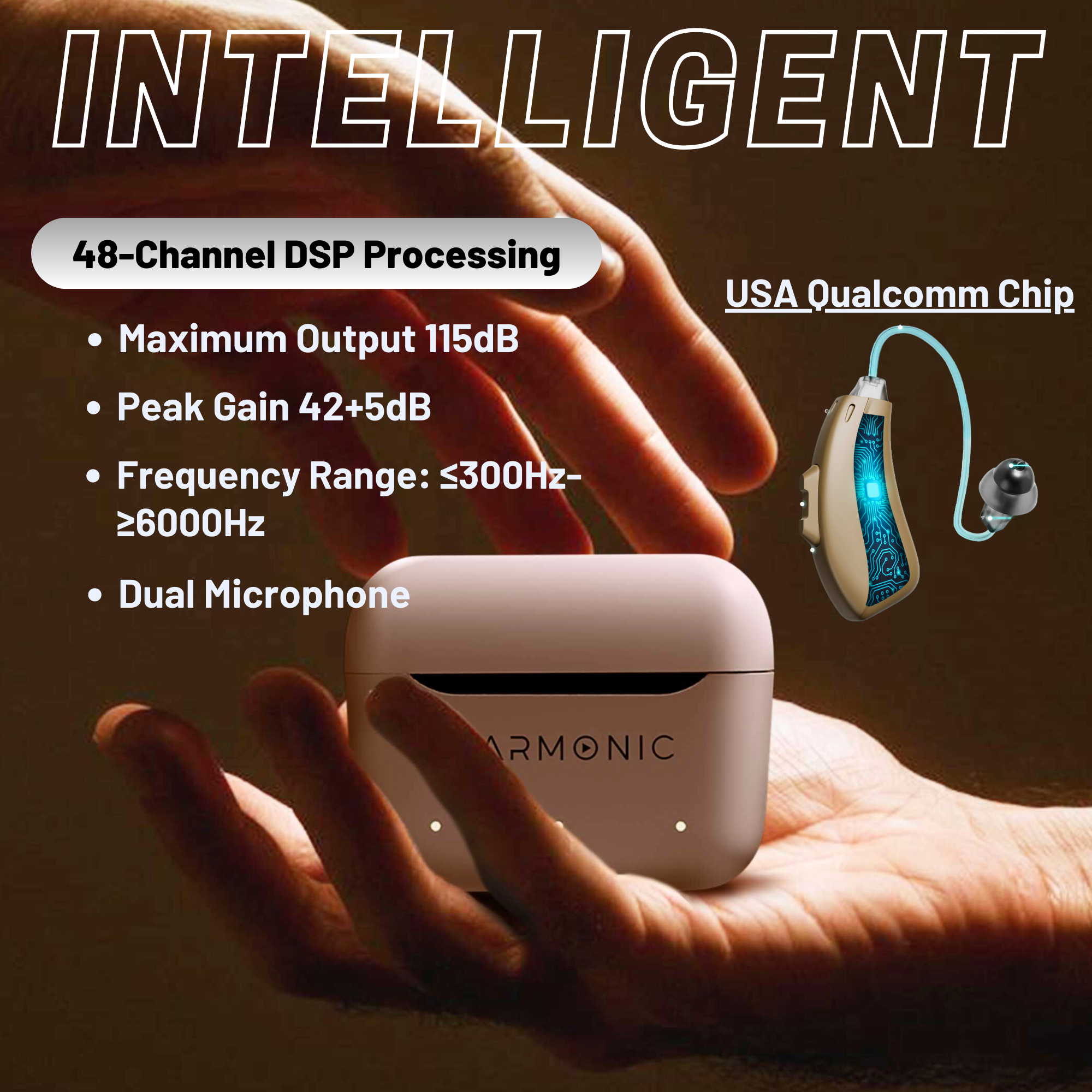 Hearmonic BTE X Pro Bluetooth (Pair)