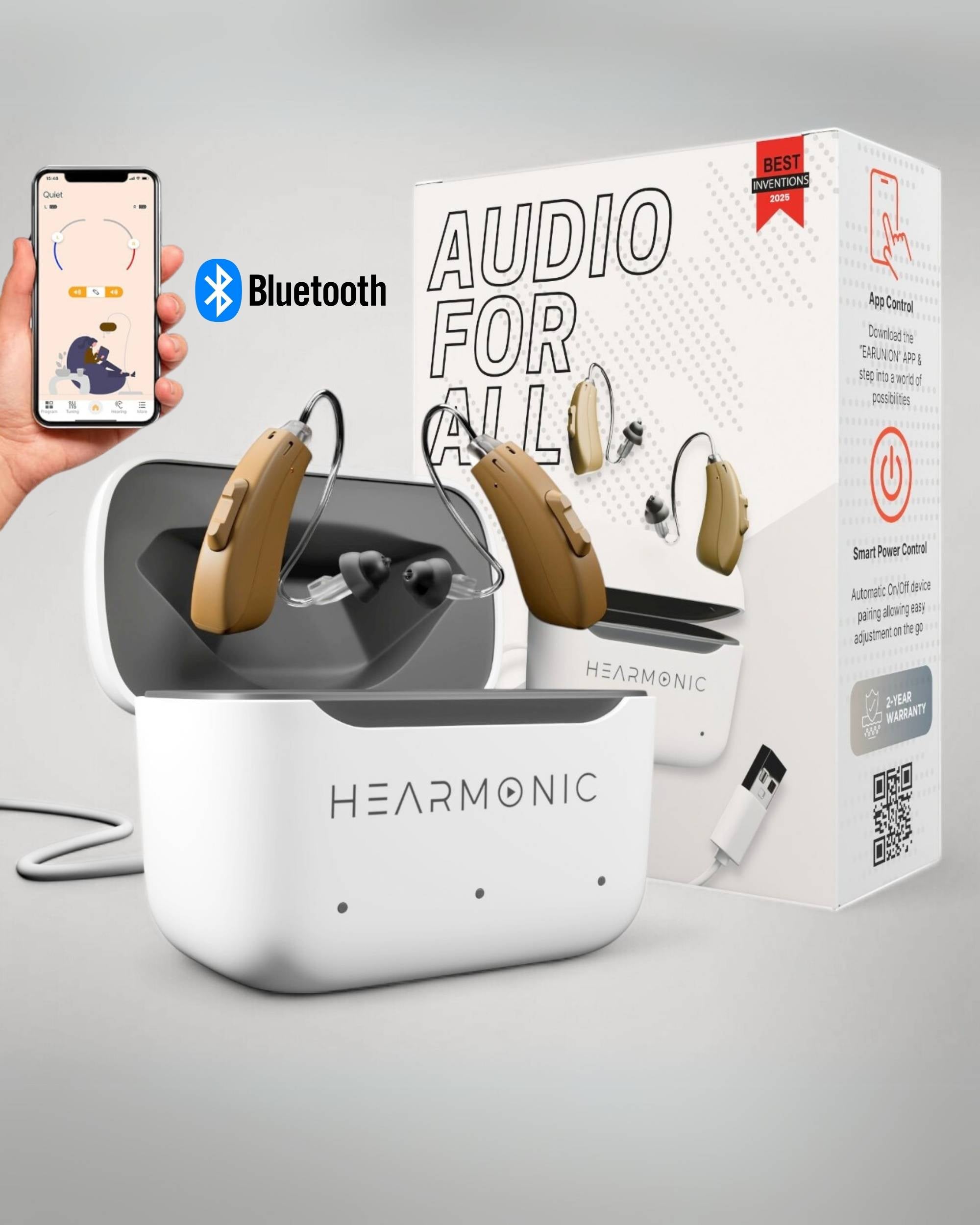 Hearmonic X Pro (BTE) - Advanced Bluetooth Hearing Technology